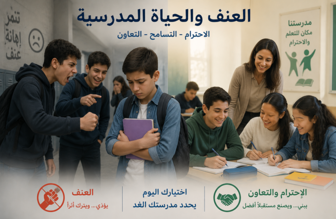 العنف والحياة المدرسية دة:- مريم بلفقيه